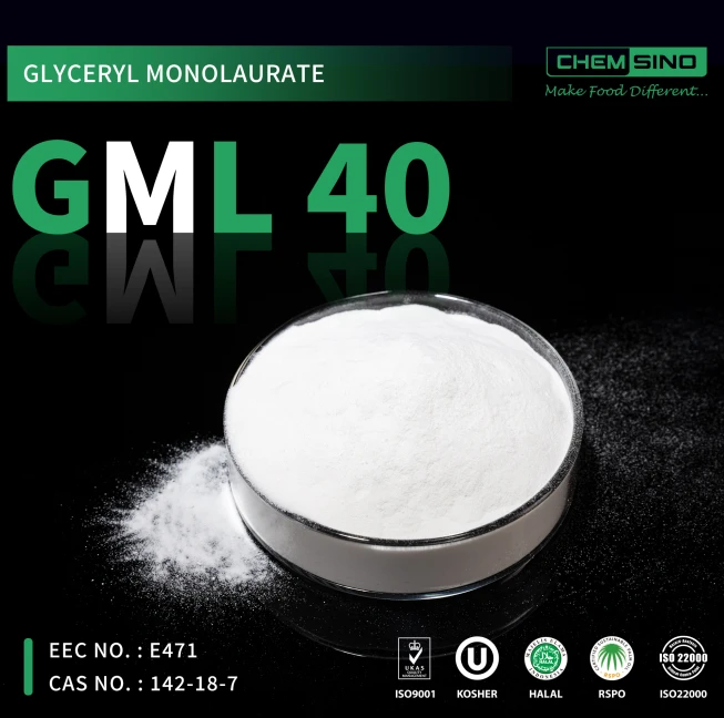 Emulsifier GML40% Cosmetics CAS TSIS TAU. 142-18-7