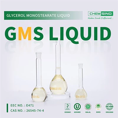 Emulsifier GMS Glycerol Monostearate Liquid Daim Ntawv