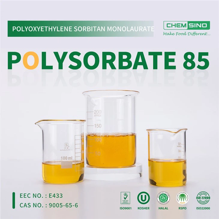Cov txiaj ntsig ntawm Kev Siv Polysorbate 85 hauv Liquid Nutraceuticals CAS NO.9005-70-3