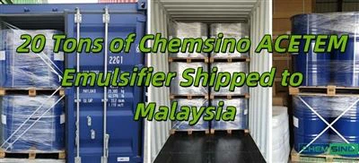 20 Tons Ntawm Chemsino ACETEM Emulsifier Shipped rau Malaysia