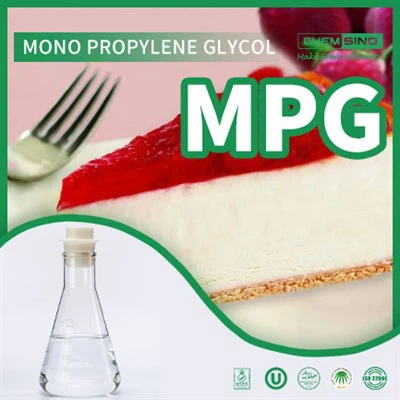 MPG Propylene Glycol hauv Cov Khoom Noj Qib: Cov Khoom Siv Tseem Ceeb Rau Cov Khoom Ci
