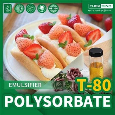 POLYOXYETHYLENE SORBITAN MONOOLEATE T-80 TWEEN 80 Liquid Cas 9005-65-6