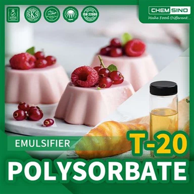Polysorbate 20: Kev nyab xeeb thiab muaj txiaj ntsig emulsifier rau Kev Lag Luam Kho Tus Kheej