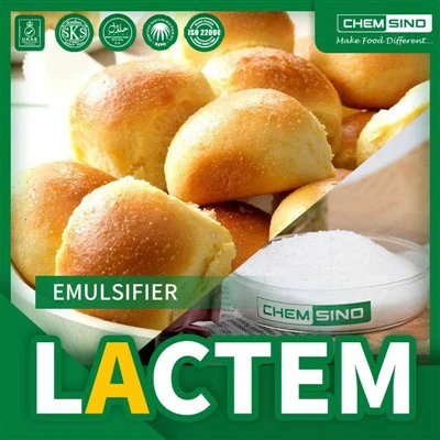Khoom Noj Khoom Haus Qib E472B emulsifier lactic acid esters ntawm mono- Diglycerides Hmoov Plaub Cov Khoom Siv
