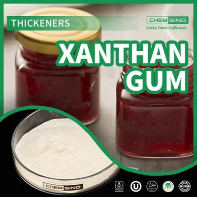 Xanthan Gum E415 Khoom noj khoom haus qib Stabilizer ntawm tus nqi sib tw